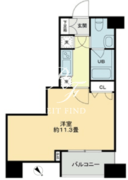 クロスレジデンス蒲田 1404 間取り図