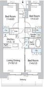 パークアクシス千歳船橋 403 間取り図