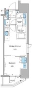 ルフォンプログレ上野マークス 201 間取り図