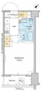 プラウドフラット墨田曳舟 403 間取り図