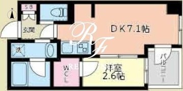 ミュプレ住吉 602 間取り図