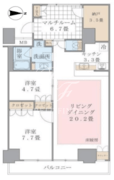 ブリリアイスト東雲キャナルコート 319 間取り図