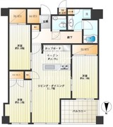 白金ザ・スカイ E-20階77.92㎡ 間取り図