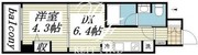 クリアル門前仲町2 303 間取り図