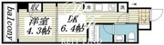 クリアル門前仲町2 302 間取り図