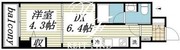 クリアル門前仲町2 403 間取り図