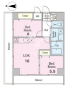 レヴァンテ浅草 1204 間取り図