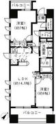 パークキューブ日本橋水天宮 605 間取り図