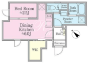 ライブフラット門前仲町 401 間取り図