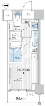 パークアクシス東陽町レジデンス 412 間取り図