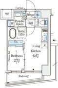 イプセ押上 701 間取り図