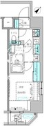 ヴィークブライト駒込 1104 間取り図