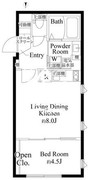 カーサピアッツァ亀戸 401 間取り図