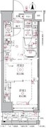 クレイシアIDZ祐天寺 502 間取り図