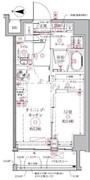 クレイシアIDZ祐天寺 804 間取り図