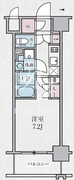 テラス浅草橋 504 間取り図