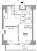 ドゥーエ月島 603 間取り図
