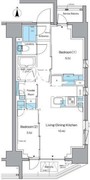 ルフォンプログレ上野稲荷町 506 間取り図