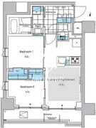 ルフォンプログレ神田プレミア 801 間取り図