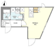 フラッフィー西早稲田 103 間取り図