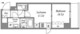 クオリタス住吉 302 間取り図