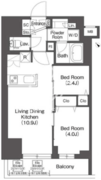 ＢｌｕＲｏｃｋ後楽園 901 間取り図