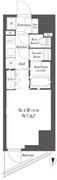 WORVE東京木場 501 間取り図