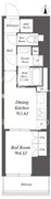 WORVE東京木場 209 間取り図