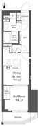 WORVE東京木場 809 間取り図