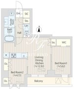 ファレール笹塚2 402 間取り図
