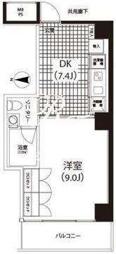 クイズ恵比寿 702 間取り図