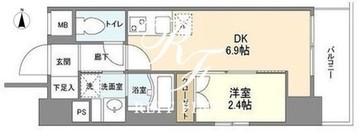 リアンシエルブルー田端 303 間取り図