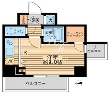 HF早稲田レジデンス 2-1201 間取り図