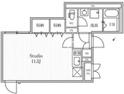 リーガランド中目黒 203 間取り図