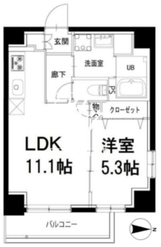 ミナモ浅草橋 903 間取り図