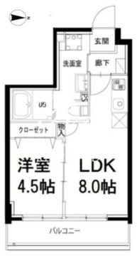 ミナモ浅草橋 702 間取り図