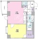 プラース千代田富士見 502 間取り図