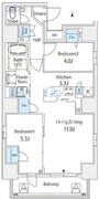 グランジット大手町 1101 間取り図