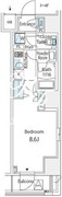グランジット大手町 601 間取り図