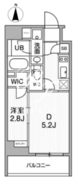 オルタナ東池袋 308 間取り図