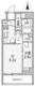 オルタナ東池袋 609 間取り図