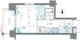 ズーム品川南 201 間取り図