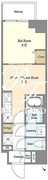 グランカーサ江戸川橋 405 間取り図