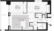 ステージファースト洗足池 703 間取り図
