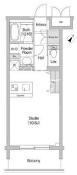 コンフォリア用賀 103 間取り図