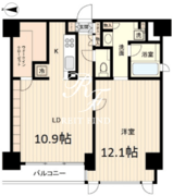レジデンス白金パークフロント 1002 間取り図
