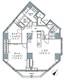 パークハビオ麻布台 801 間取り図
