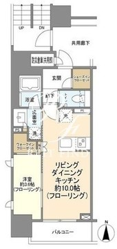 ピアース渋谷 1301 間取り図