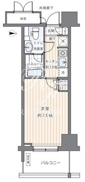 ＭＦＰＲコート木場公園 421 間取り図