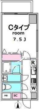 グランジット大森 803 間取り図